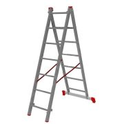 Лестница 2-х секционная алюминиевая 2*7