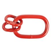 Кольцо овальное с дополнительными звеньями и плоским профилем TOR 26,5 t (г/п 26,5 т) (Q)