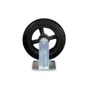 Колесо большегрузное неповоротное FCd 80 200 мм обрезиненное (N)