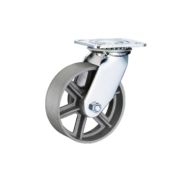 Колесо большегрузное поворотное SCS 42 100 мм чугунное (F)