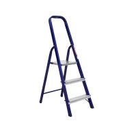 Стремянка стальная TOR M8303 1*3 окрашенная с алюминиевыми ступенями 30*20 мм