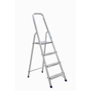 Стремянка алюминиевая TOR AM704 1*4 со ступенями 40*20 мм