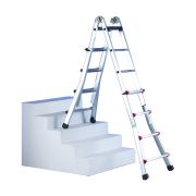 Лестница-стремянка телескопическая Svelt Scalissima 10+10R ступеней SSCAL010R