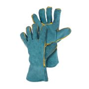 FoxWeld Краги спилковые зелёные (пр-во Foxweld)