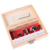 Набор фрез по дереву Вихрь 6шт (хвостовик 8мм), кейс