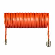 AERO Спиральный воздушный шланг с фитингами Rapid,10 бар, 8х6 мм, 15 м. AERO