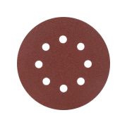 Круг шлифовальный на липучке (125 мм, Р80, 8 отв.)