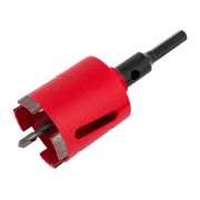 Алмазное сегментное сверло MasterLine с переходником HEX 68 мм для ручного сверления 311116